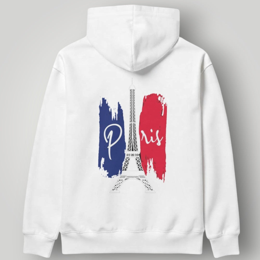 PSG Signature Blue Crest Hoodie - Premium Black Paris Saint-Germain Fan Pullover