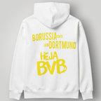 BVB 09 Borussia Dortmund Paint Stroke Hoodie – Black & Yellow Artistic Fan Pullover