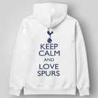 Tottenham Hotspur "BELIEVE" Edition White Hoodie - Two-Tone Contrast Hood & Spurs Crest