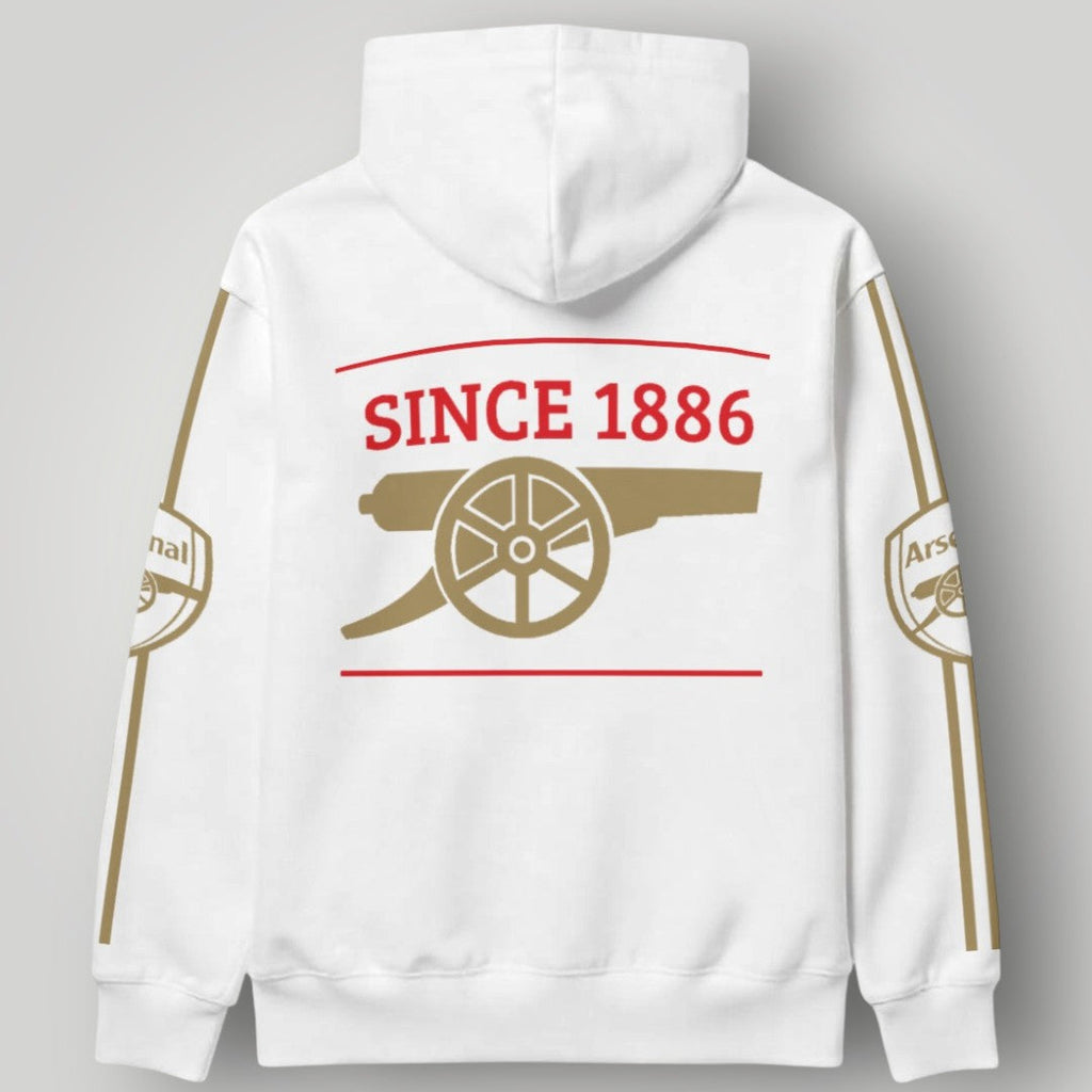 Arsenal FC "Gunners" Hoodie | Premium Cannon Graphic Sweatshirt