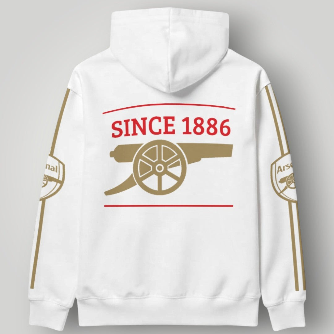 Arsenal FC "Gunners" Hoodie | Premium Cannon Graphic Sweatshirt