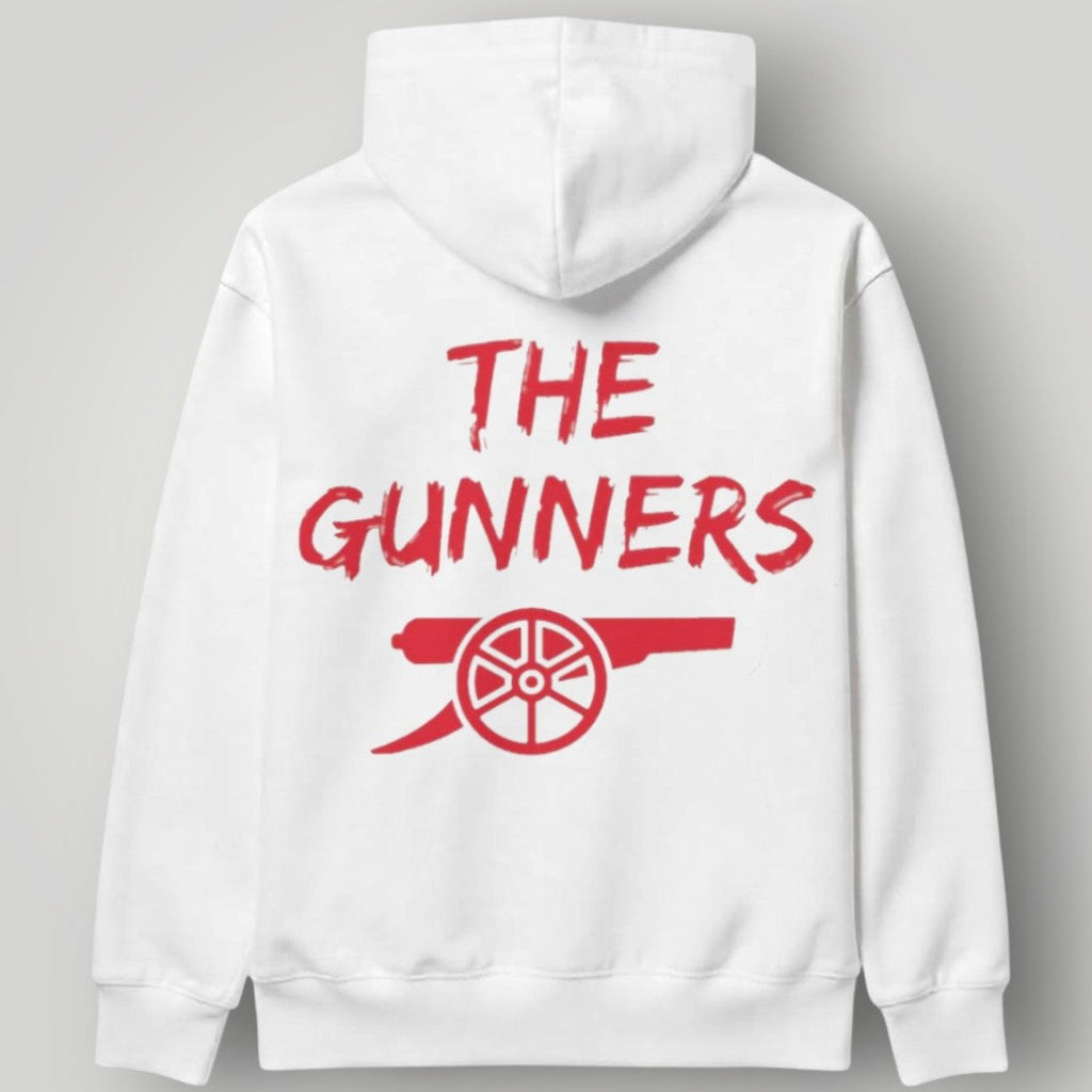 Arsenal FC "Gunners" Hoodie | Premium Black Cannon Graphic Sweatshirt