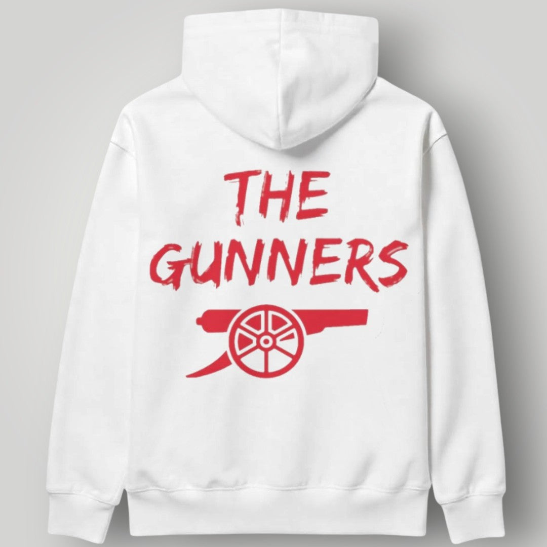 Arsenal FC "Gunners" Hoodie | Premium Black Cannon Graphic Sweatshirt