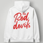 Manchester United Artistic Crest Hoodie - Black MUFC Filigree Graphic Fan Sweatshirt