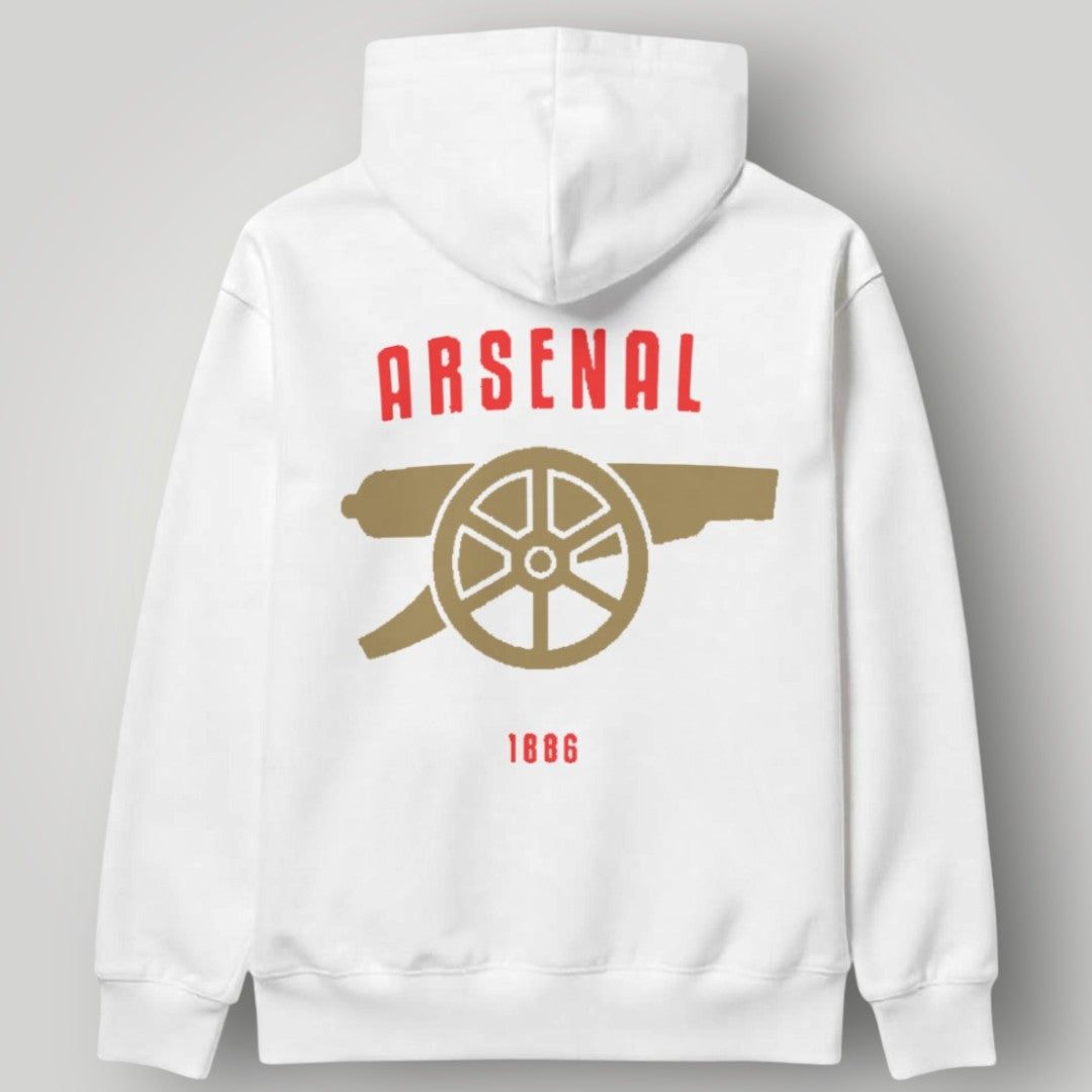 Arsenal FC "Gunners" Hoodie | Premium Cannon Graphic Sweatshirt