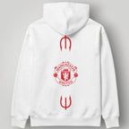 Manchester United "Manchester is Red" Statement Hoodie - Black MUFC The Red Devils Graphic Fan Gear