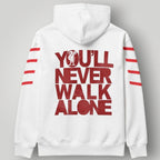 Liverpool F.C. "The Reds" Graphic Stripe Hoodie - Black & Red LFC Urban Streetwear