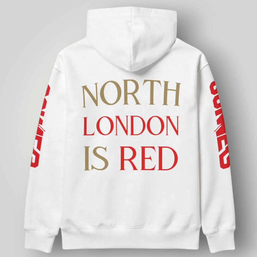 Arsenal FC "Gunners" 1886 Hoodie | Premium Black Cannon Graphic