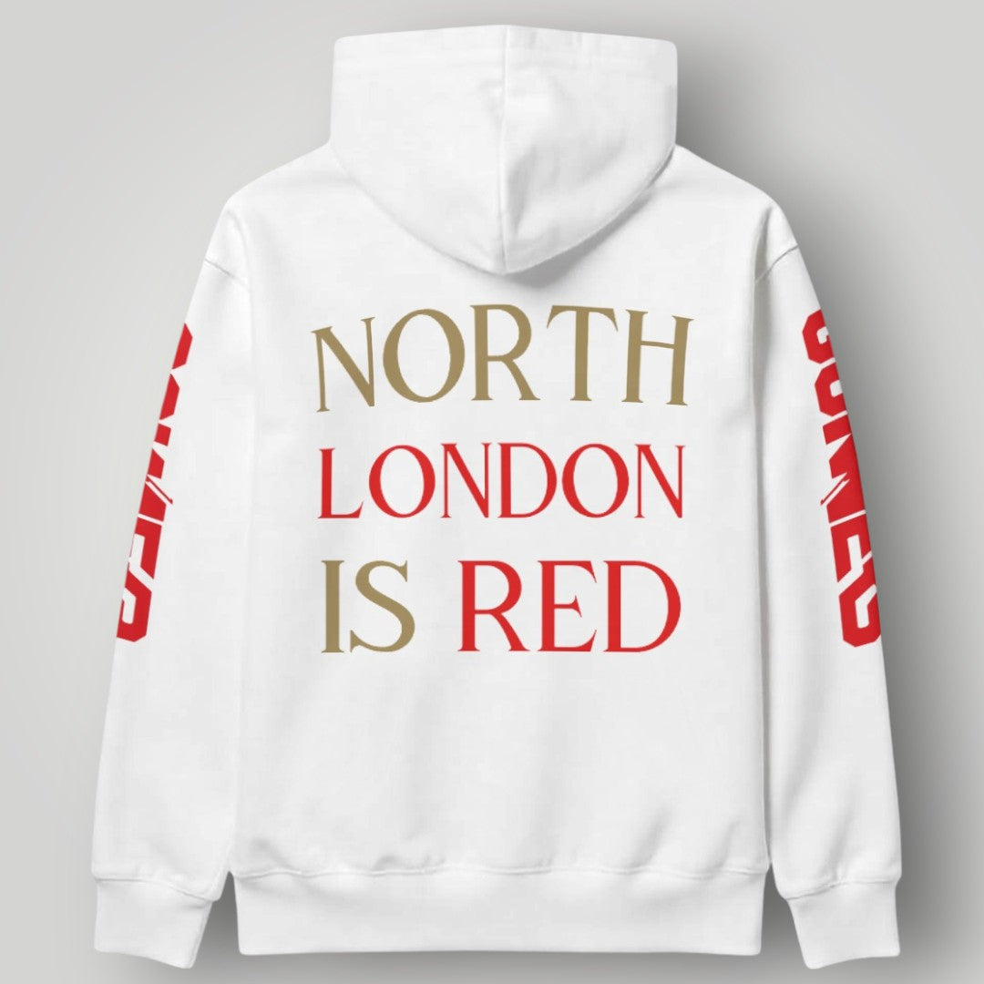Arsenal FC "Gunners" 1886 Hoodie | Premium Black Cannon Graphic