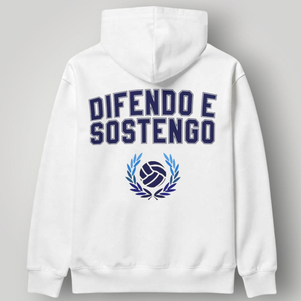 SSC Napoli "Curva A" Fan Hoodie - 1926 Heritage Wreath Graphic Pullover