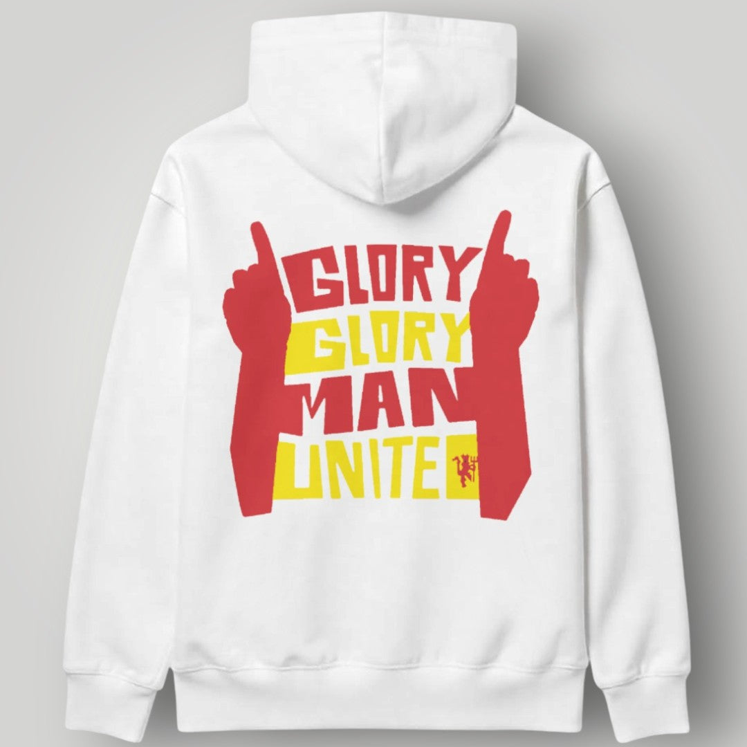 Manchester United "I AM UNITED" Heritage Hoodie - Black MUFC ESTD. 1878 Red Devils Apparel