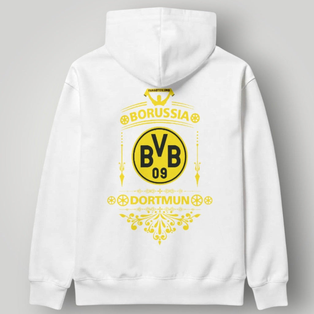 BVB 09 Borussia Dortmund "Stripe Edition" Hoodie – Black & Yellow Athletic Fan Pullover