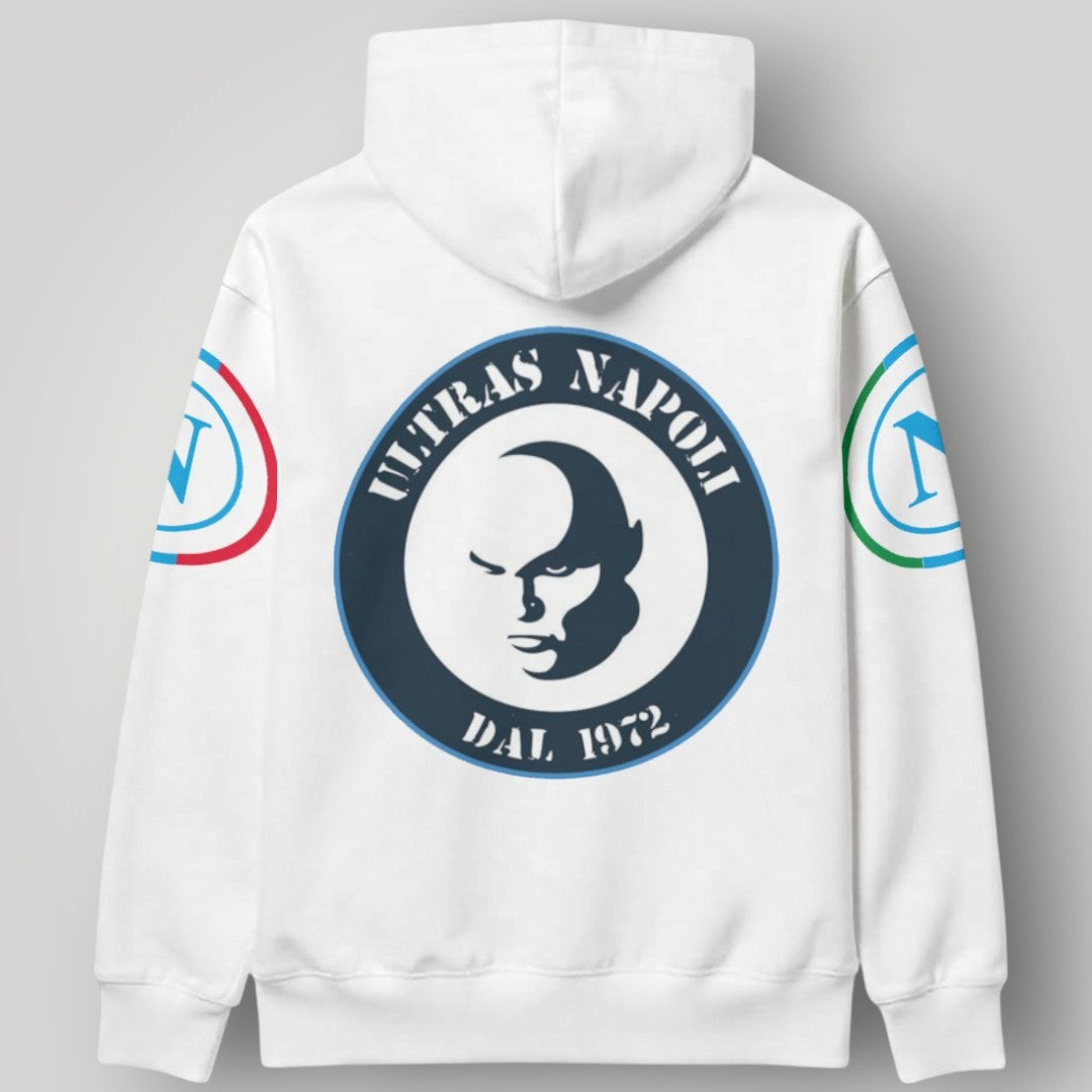 SSC Napoli Azzurri Circuit Hoodie - Tricolore Sleeve