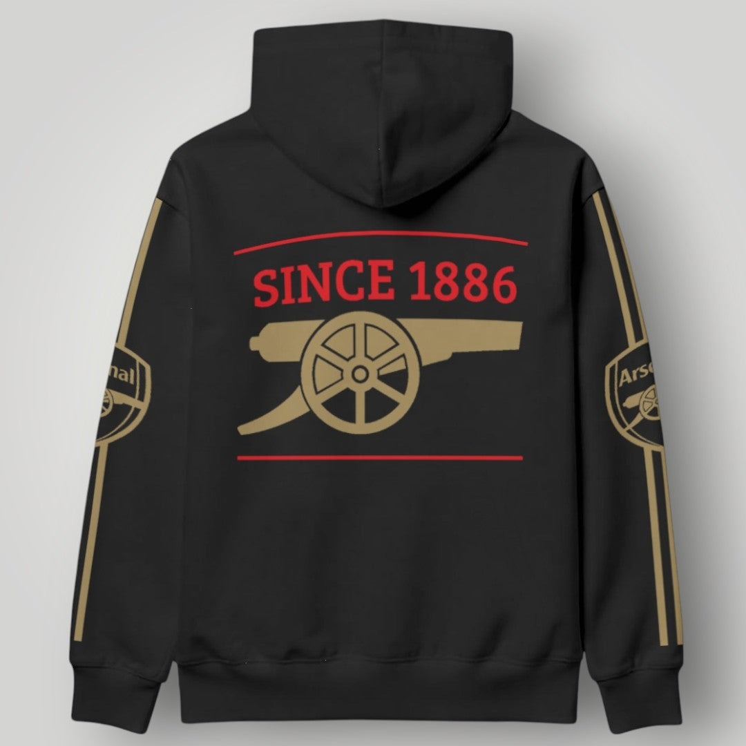 Arsenal FC "Gunners" Hoodie | Premium Cannon Graphic Sweatshirt