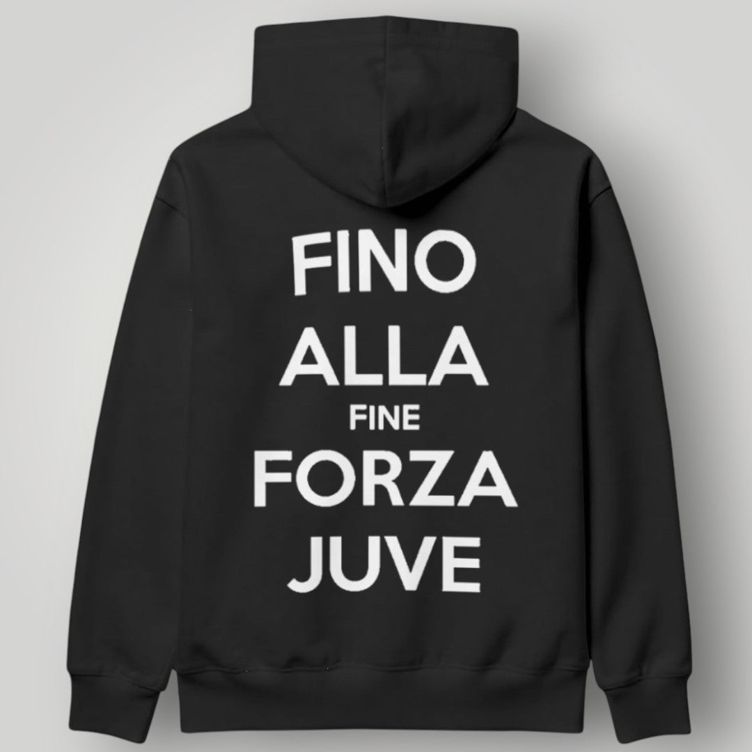 Juventus "Fino Alla Fine" Italian Tricolore Hoodie - 3-Star Gold Championship Edition
