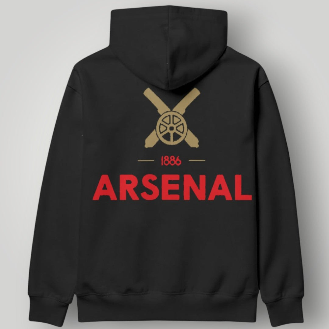 Arsenal FC "Gunners" Hoodie | Premium Cannon Graphic Sweatshirt