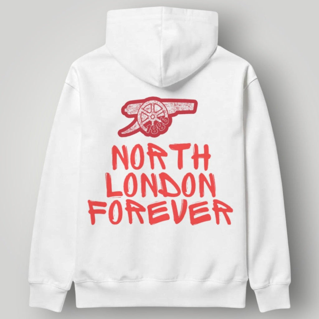 Arsenal FC "Gunners" Hoodie | Premium Black 1886 Cannon Sweatshirt