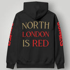 Arsenal FC "Gunners" 1886 Hoodie | Premium Black Cannon Graphic