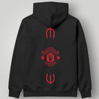 Manchester United "Manchester is Red" Statement Hoodie - Black MUFC The Red Devils Graphic Fan Gear
