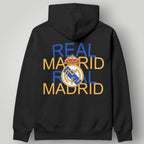 Real Madrid "Pure Blanco" Contrast Hoodie - Premium White & Black Fan Pullover