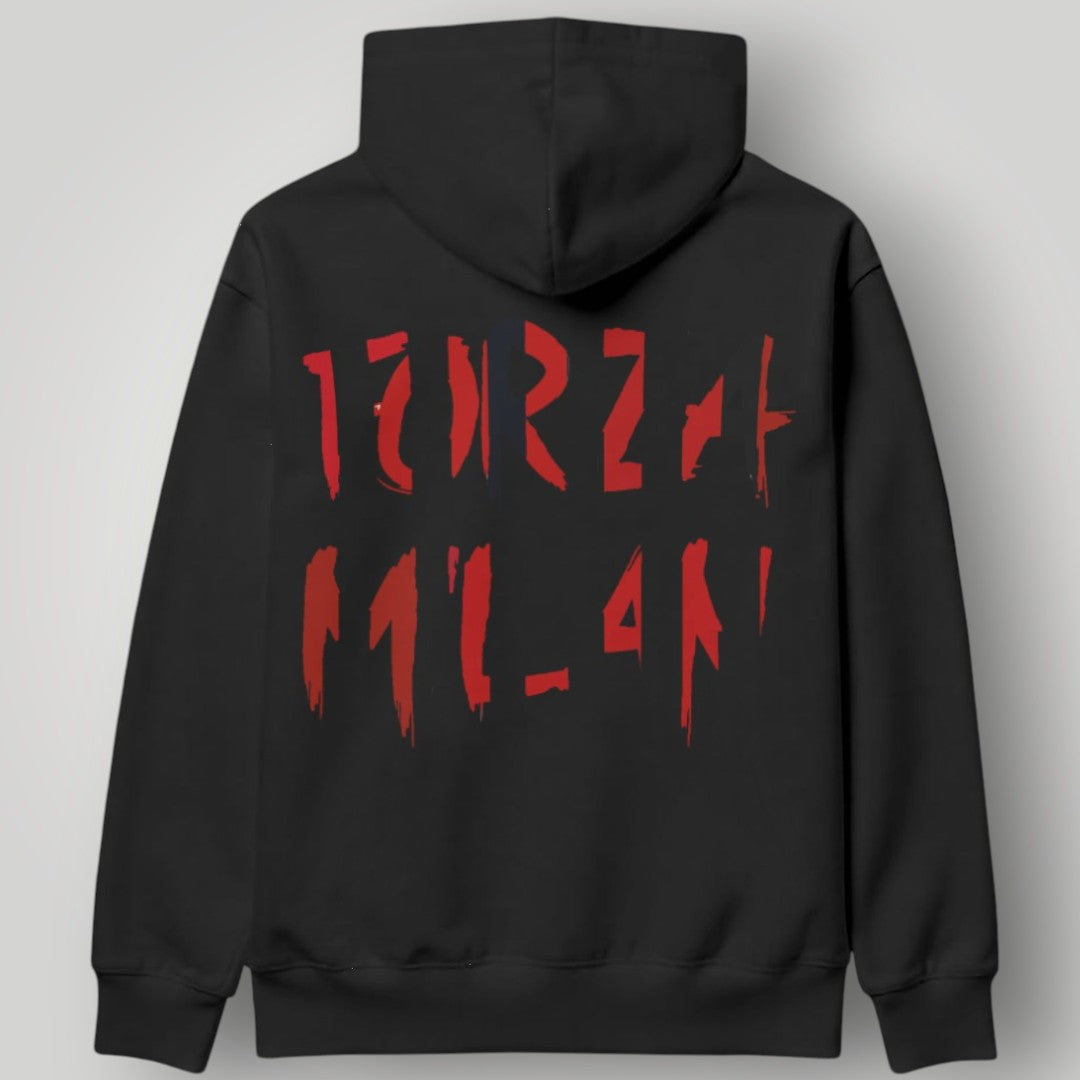AC Milan "Rossoneri Per Sempre" White Hoodie - 1899 Heritage Typography Pullover