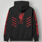 Liverpool F.C. "Since 1892" Heritage Hoodie - Black LFC YNWA Sleeve Print Sweatshirt