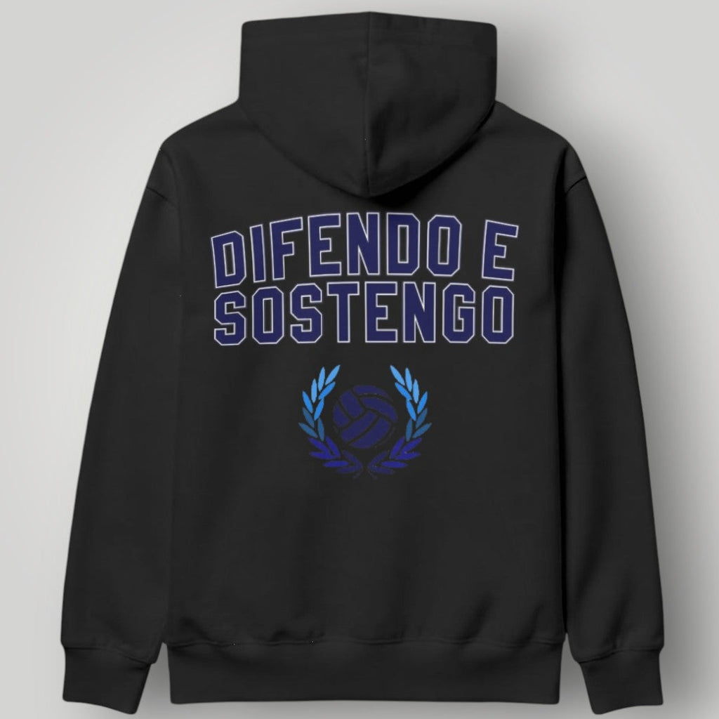 SSC Napoli "Curva A" Fan Hoodie - 1926 Heritage Wreath Graphic Pullover