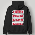 Liverpool F.C. Liver Bird Premium Two-Tone Hoodie - White & Black LFC Fan Apparel