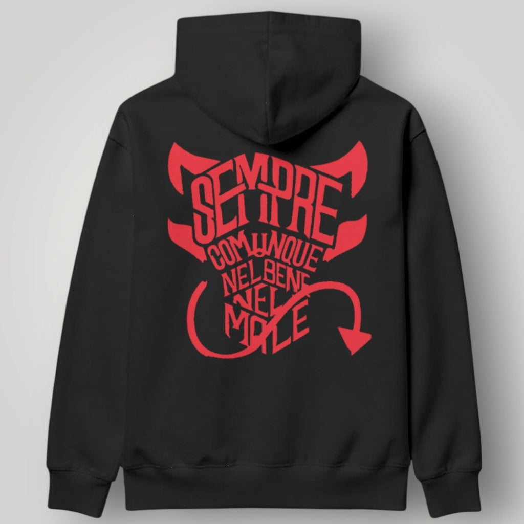 AC Milan "Vinci Per Noi" White Hoodie - 1899 Heritage Graphic Pullover
