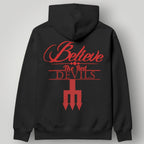Manchester United "Glory Glory" Statement Hoodie - Black MUFC Red Devils Graphic Fan Gear