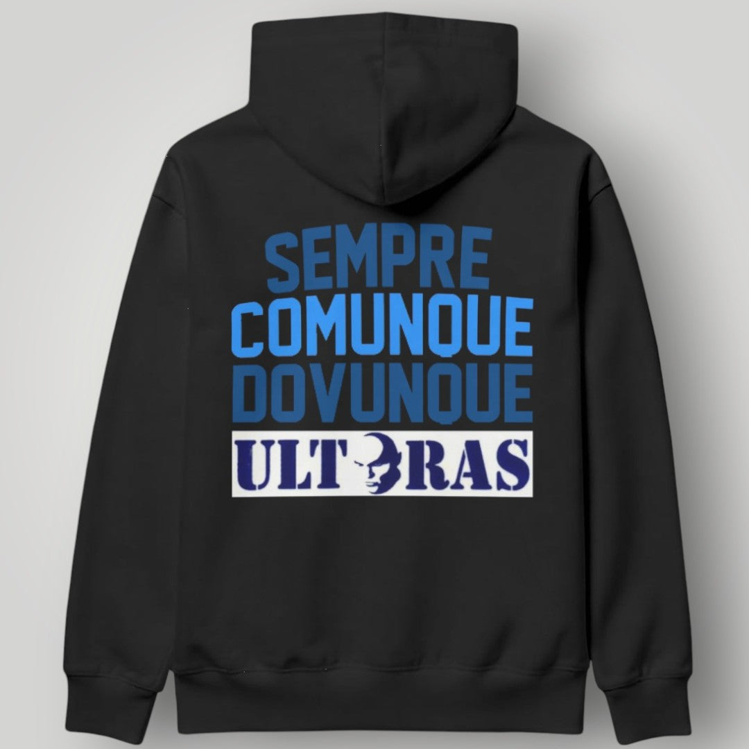 SSC Napoli White "Azzurri" Hoodie - Heritage Crest & Typography Pullover