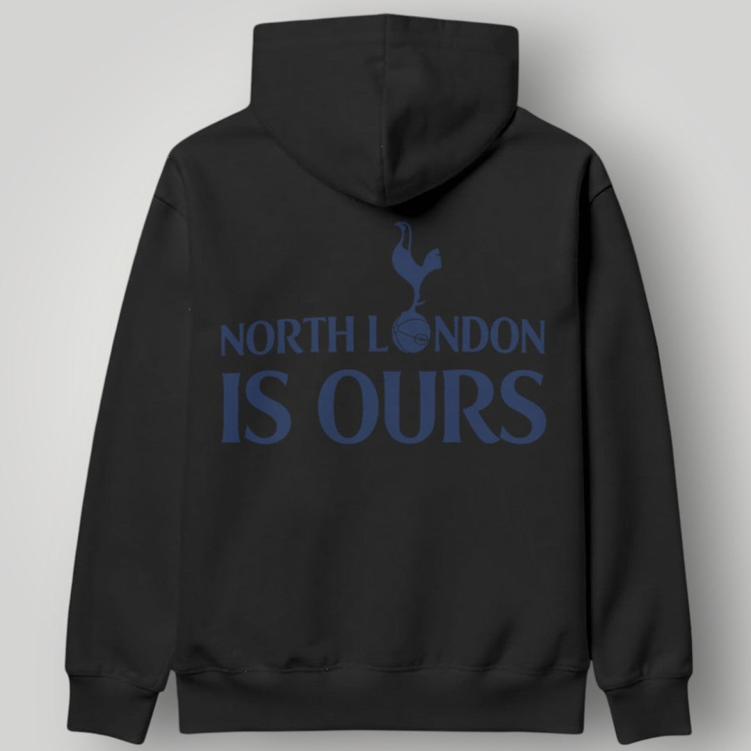 Tottenham Hotspur Banner Edition White Hoodie - Contrast Hood & Navy Crest Sportswear