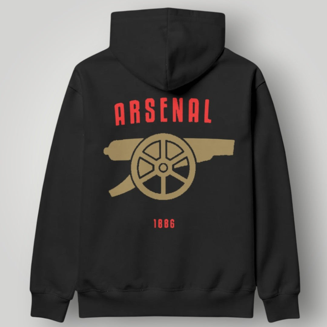 Arsenal FC "Gunners" Hoodie | Premium Cannon Graphic Sweatshirt