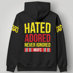 Manchester United "United Till I Die" Graphic Hoodie - Black MUFC Striped Fan Apparel