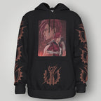 Arcane Vi inspired gamer hoodie front view

League of Legends Vi fan hoodie black

Anime streetwear Vi cosplay hoodie

Arcane style cyberpunk gamer sweatshirt