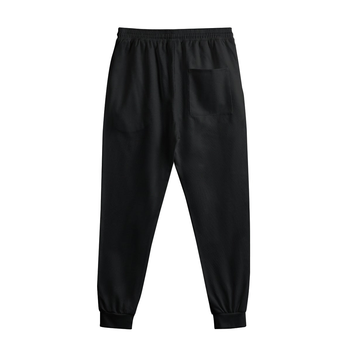 Black sweatpants on a white background