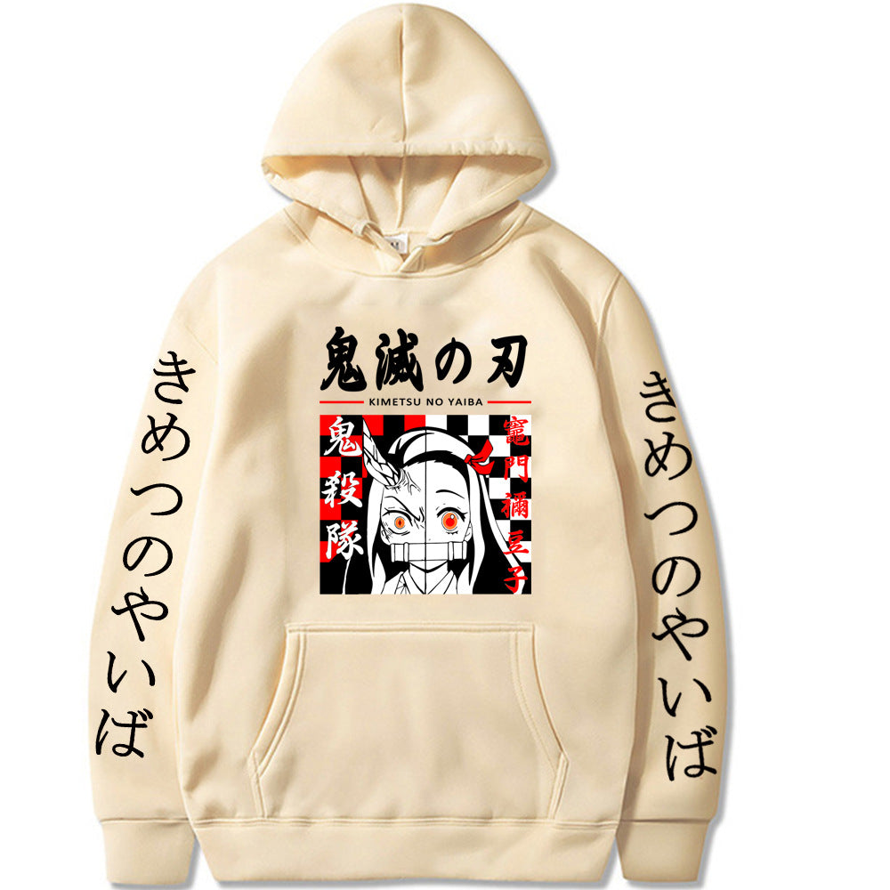 Demon Slayer Loose Hooded Sweatshirt