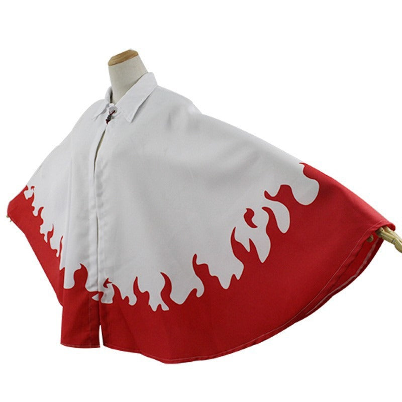 Naruto Red Cloud Robe - Anime Cosplay Costume