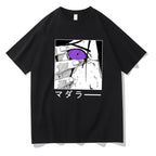 Naruto Sasuke Printed Short Sleeve T-shirt