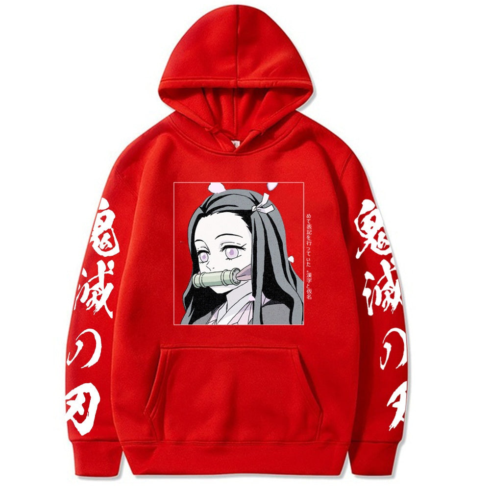 Demon Slayer Loose Hoodie - Harajuku Style