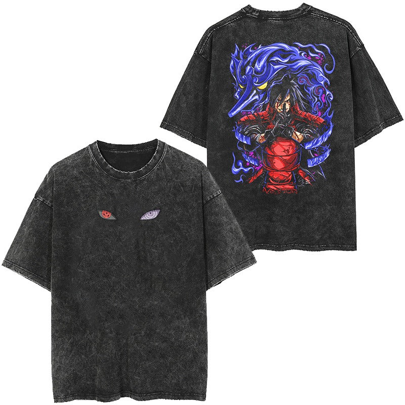 Oversize Vintage Naruto Anime T-shirt