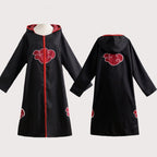 Naruto Red Cloud Robe - Anime Cosplay Costume