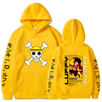 One Piece Luffy Printed Hoodie