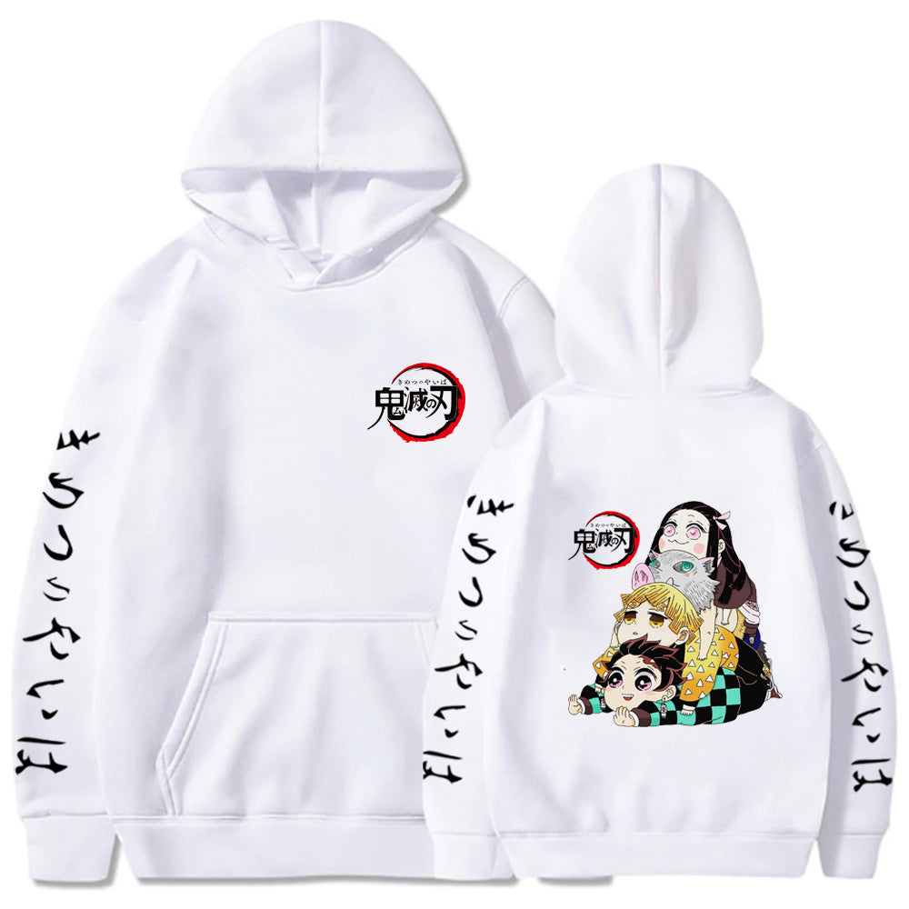 Demon Slayer Loose Hooded Sweatshirt