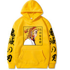 Demon Slayer Rengoku Kyoujurou Printed Hoodie