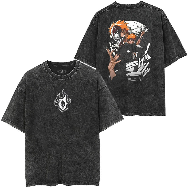 Oversize Vintage Naruto Anime T-shirt