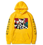 Demon Slayer Yellow Hoodie Sweatshirt