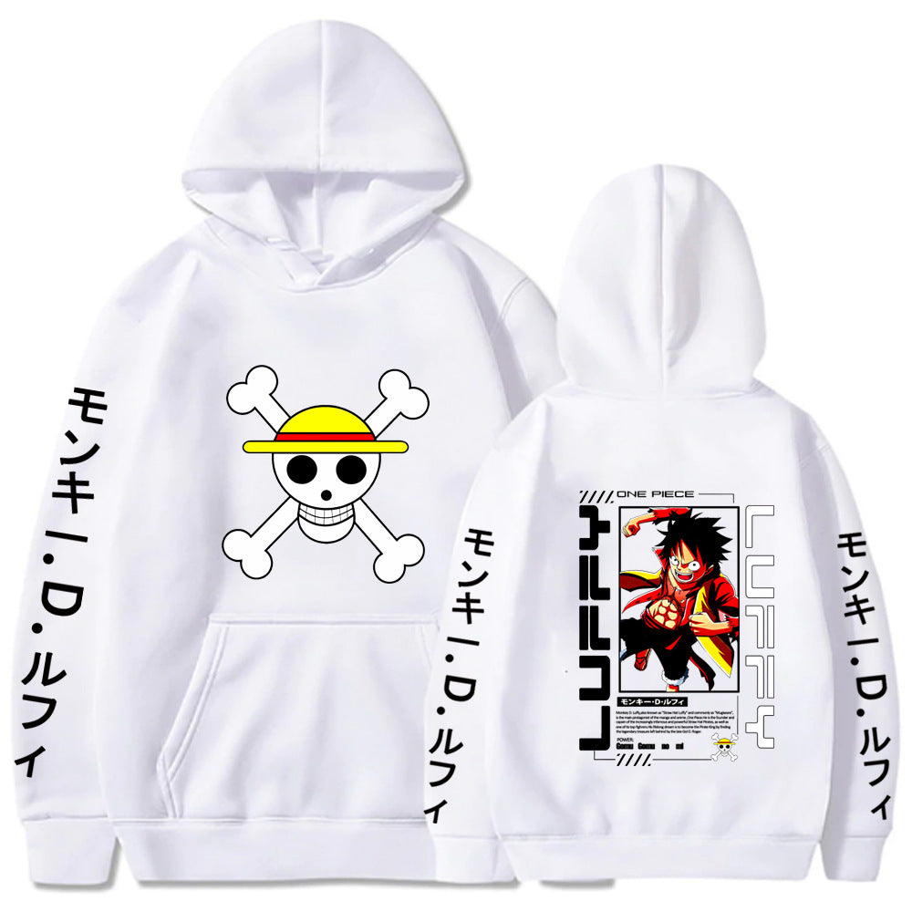 One Piece Luffy Printed Hoodie