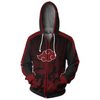Naruto Akatsuki Cloak Hoodie - 3D Printed Sweatshirt