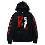 Itachi Uchiha Writings Wheel Eye Plush Hoodie